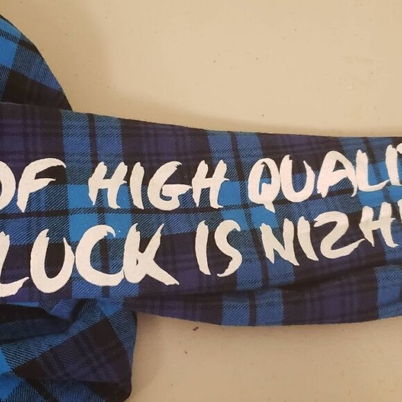 Gonthwid long sleeve Flannel size Medium Pre-owned - Picture 6 of 7